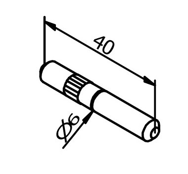 Wind Shield Glass Channel Extension Pin