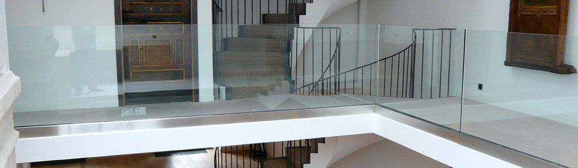 40x30 U-Profile Slotted Handrails