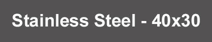 40x30 Stainless Steel U-Profile Handrail
