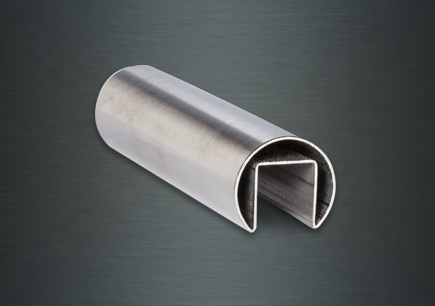 Stainless Steel Round Slotted Handrail Tube