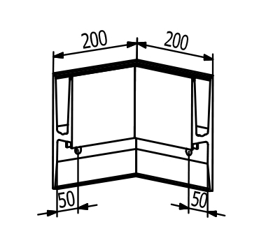 0.74kN Side Fixed Channel Extended Mount Diagram