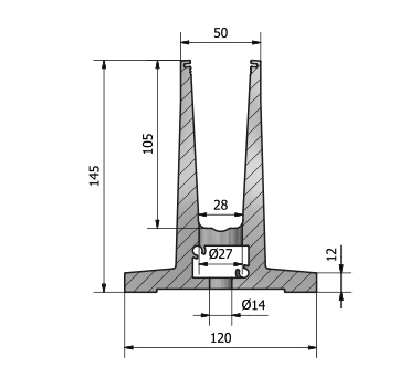 Wind Shield Glass Channel