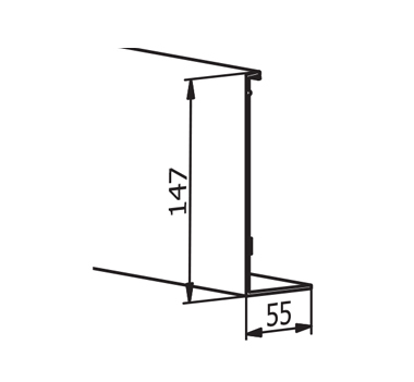 0.74kN Side Fixed Channel Cover Piece Diagram