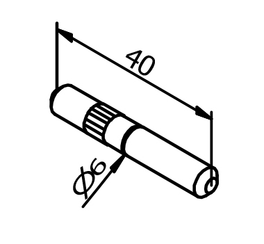 0.74kN Side Fixed Channel Extension Pin Diagram