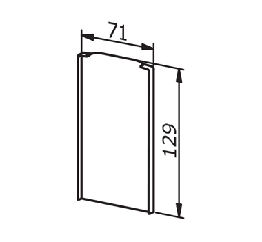 3 kN Base Fixed Aluminium Channel End Cap