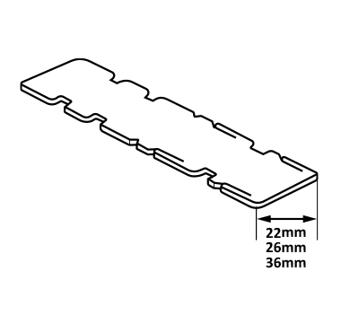 Aluminium U-Profile Slotted Handrail Extension Connector Dia