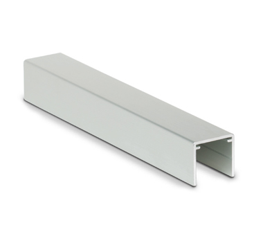 Aluminium U-Profile Slotted Handrail Tube