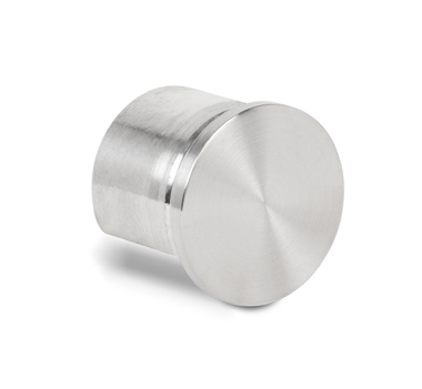 Stainless Steel Round Slotted Handrail End Piece