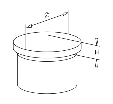 Mirror Polished End Cap Diagram