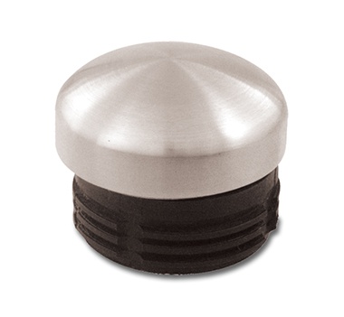 Satin Plastic Round End Cap