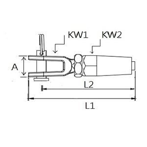 Self Assembly Machined Fork Diagram